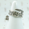 Powerful Rattlesnake Ring in Silver & Turquoise