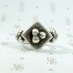 Beautiful Silver Beaded North African Ring