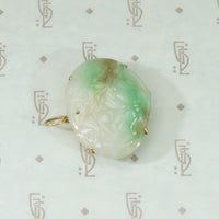 Peaches and Cherries an Antique Jade Pendant