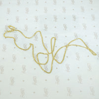 Vintage 1970's Gold Flattened Curb Chain