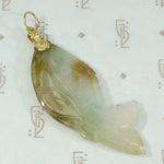Lovely Carved Jade Fish Pendant