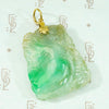 Exquisite Antique Apple Green Carved Jade