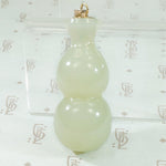 Curvaceous Beauty Carved Celadon Jade