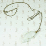 Vintage Carved Jade Fish Pendant
