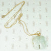 Jade Elephant Pendant