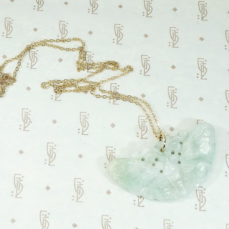Celadon Green Jade Butterfly