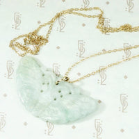 Celadon Green Jade Butterfly