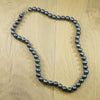 Deliciously Dark Iridescent Black Pearl Necklace