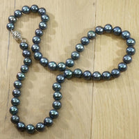 Deliciously Dark Iridescent Black Pearl Necklace