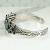 Bell Turquoise Silver Cuff with Arrows & Rockers