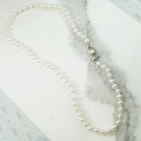 Classic 18" Mikimoto Cultured Pearl Necklace