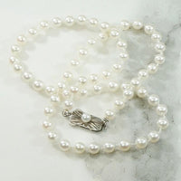 Classic 18" Mikimoto Cultured Pearl Necklace