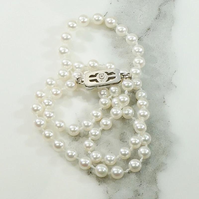 Classic 18" Mikimoto Cultured Pearl Necklace