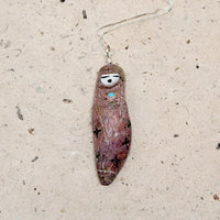 Pretty Mauve Stone Corn Maiden Pendant