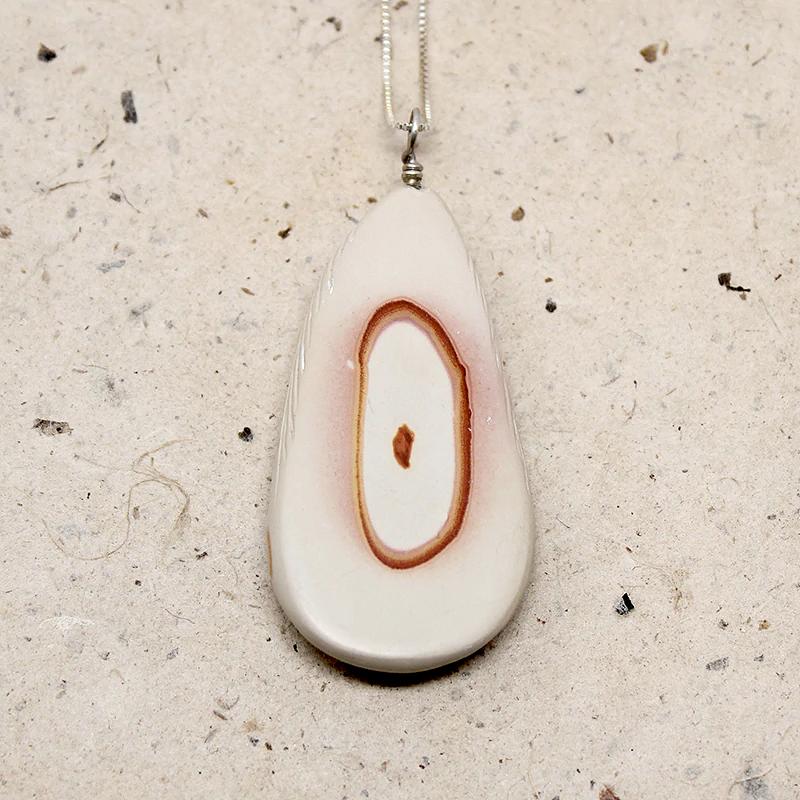 Banded Agate Worry Stone Corn Maiden