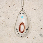 Banded Agate Worry Stone Corn Maiden