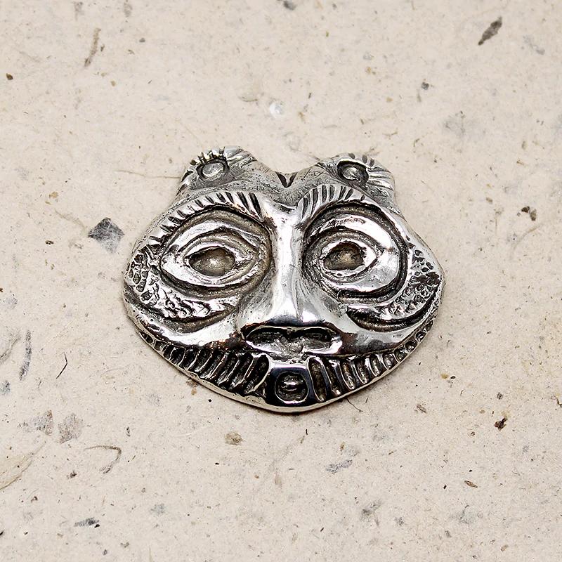 She Who Watches Brooch by Lillian Pitt