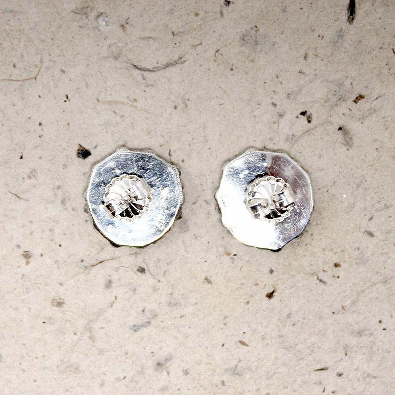 Petit Point Turquoise Sunburst Studs