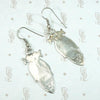 Engraved Sterling Silver Corn Maiden Earrings