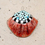 Santo Domingo Mosaic Inlay Shell Pendant