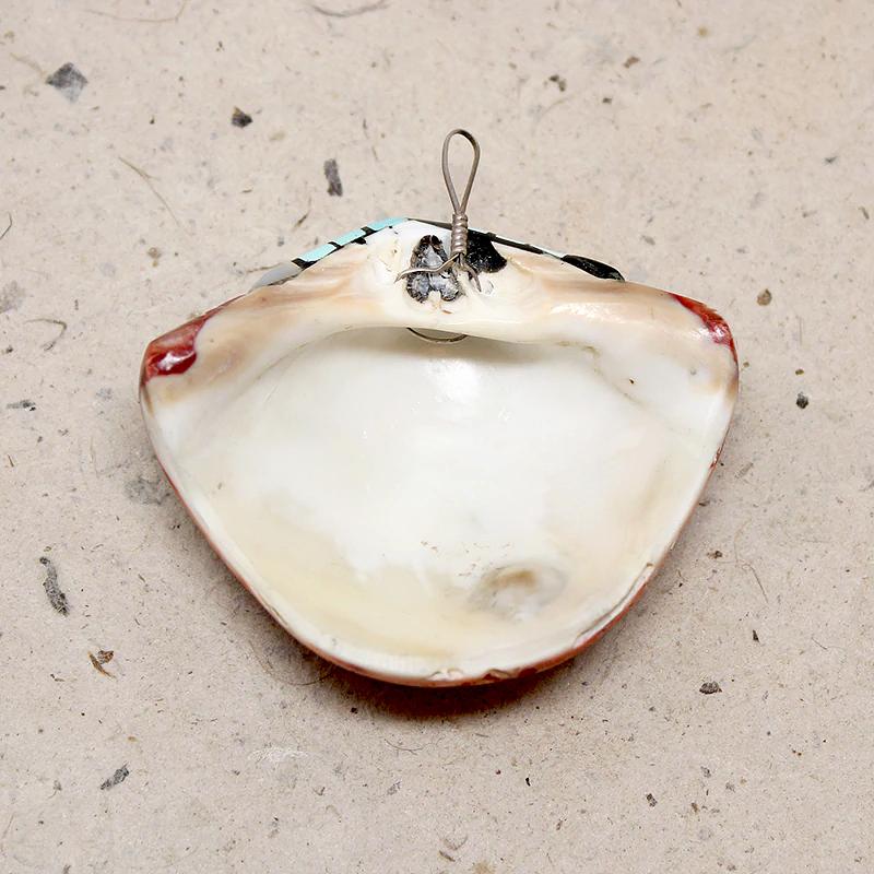 Santo Domingo Mosaic Inlay Shell Pendant