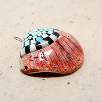 Santo Domingo Mosaic Inlay Shell Pendant