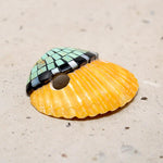 Fantastic Mosaic Turquoise Inlay Shell Slide