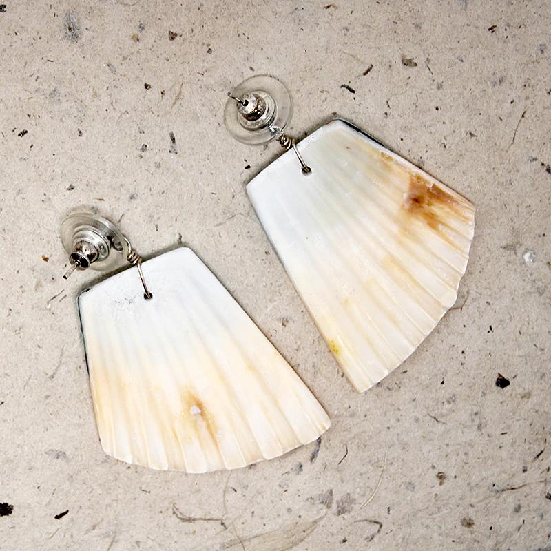 Fun & Colorful Mosaic Inlay Shell Earrings