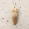 Little Hopi Corn Maiden Carved Shell Pendant