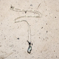 Mexican Sterling & Abalone Taxco Pendant