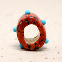 Rare Santo Domingo Inlaid Bone Pendant