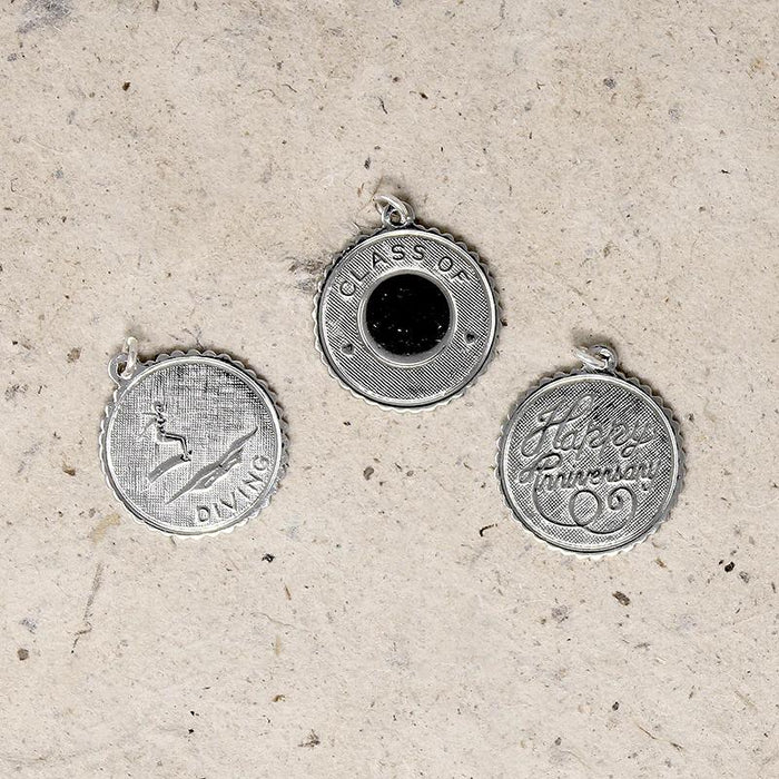 Individual Engraved Sterling 1960s NOS Charms