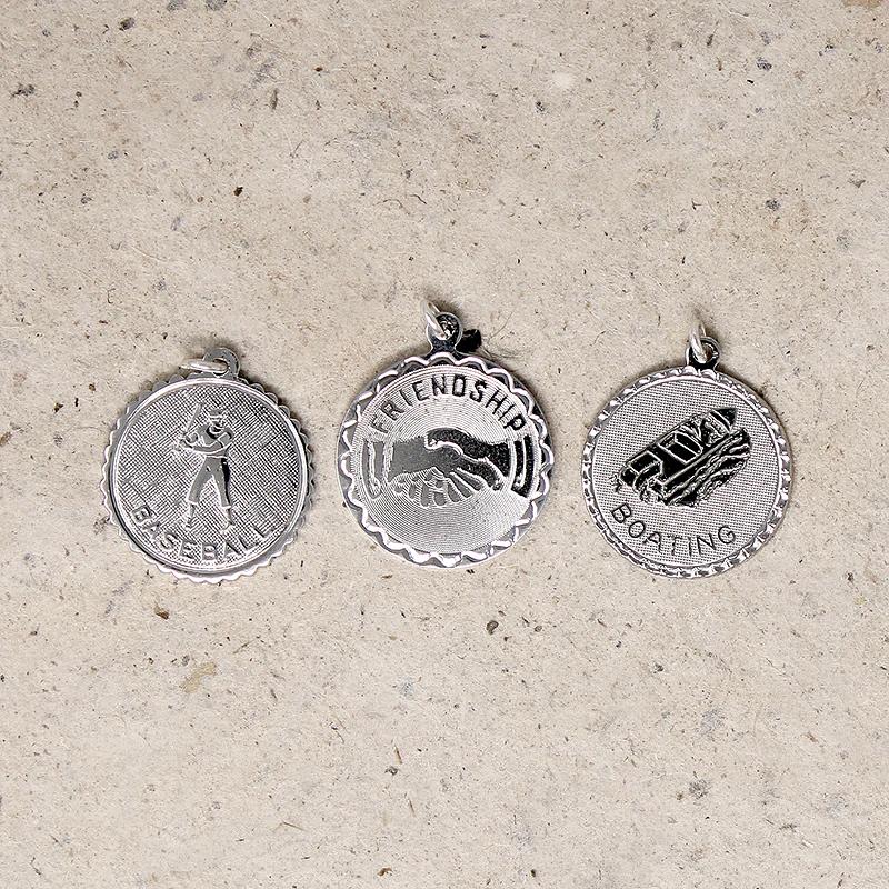 Individual Engraved Sterling 1960s NOS Charms