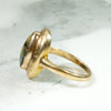 Green Flash Witchy Black Opal Ring