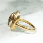 Green Flash Witchy Black Opal Ring