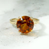 Frozen Honey Citrine & Gold Cocktail Ring