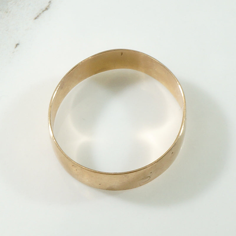 Victorian Plain Rosy Gold Cigar Band