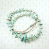 Pueblo Heishi Beads & Turquoise Tab Necklace