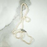 Graduated Mikimoto Pearls in Original Box