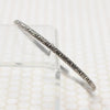 Pair of Slim Engraved Silver Bangles
