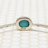 HOB Mexican Modernist Silver & Turquoise Bangle