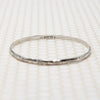 Swirling Silver Mid Century Danecraft Bangle