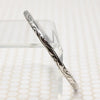 Swirling Silver Mid Century Danecraft Bangle