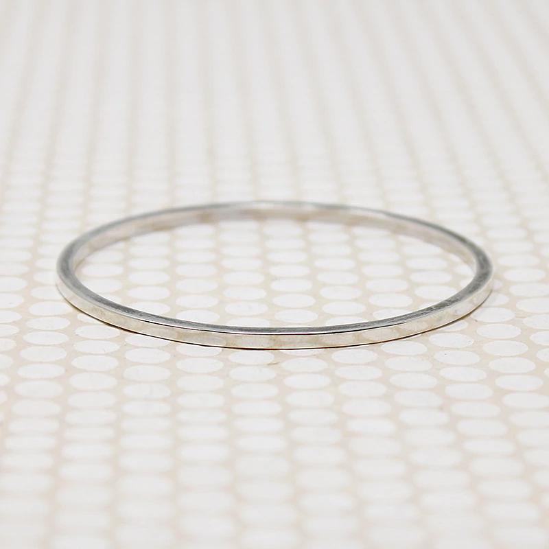 Elegant Slim Mexican Sterling Silver Bangle