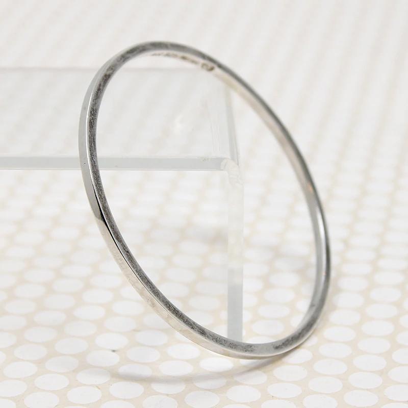 Elegant Slim Mexican Sterling Silver Bangle