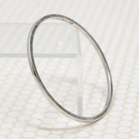 Elegant Slim Mexican Sterling Silver Bangle