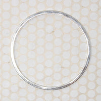 Elegant Slim Mexican Sterling Silver Bangle