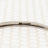 Sweet Engraved Silver Leaves & Flowers Bangle