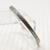 Sweet Engraved Silver Leaves & Flowers Bangle