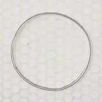 Sweet Engraved Silver Leaves & Flowers Bangle